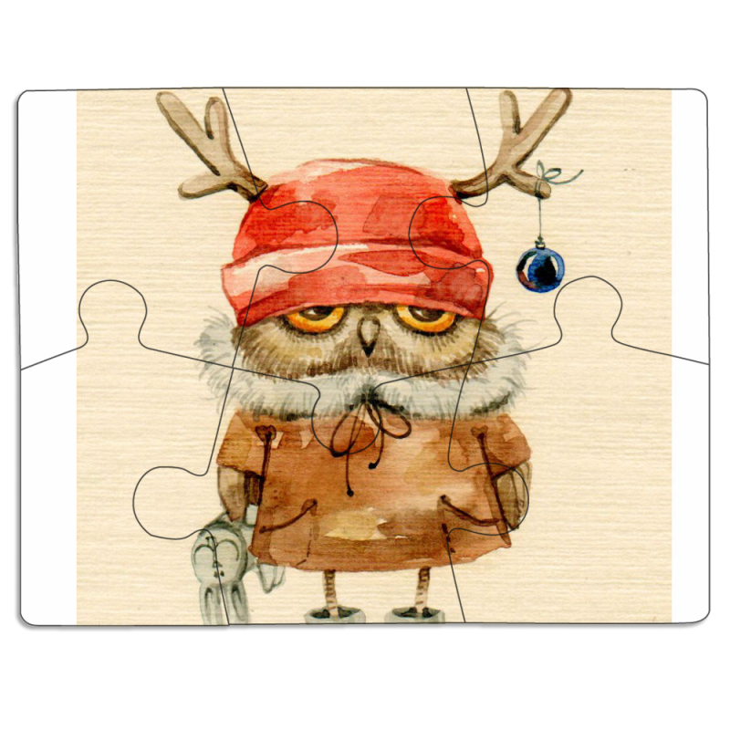 Магнитные фотопазлы 85 на 65 Милая Сова