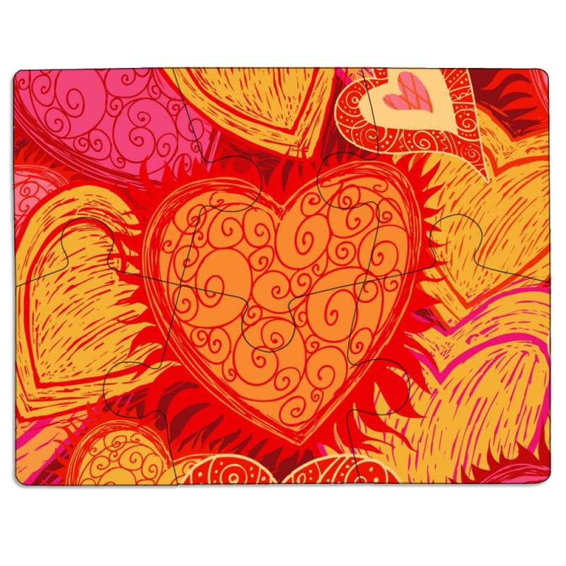 Магнитные фотопазлы 85 на 65 Warm Hearts