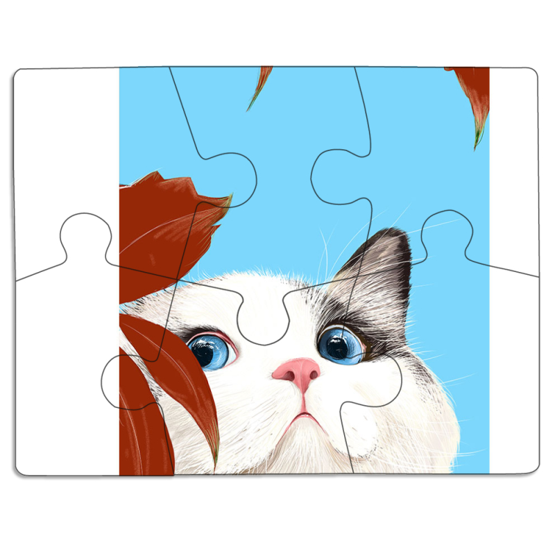 Магнитные фотопазлы 85 на 65 Wondering Cat