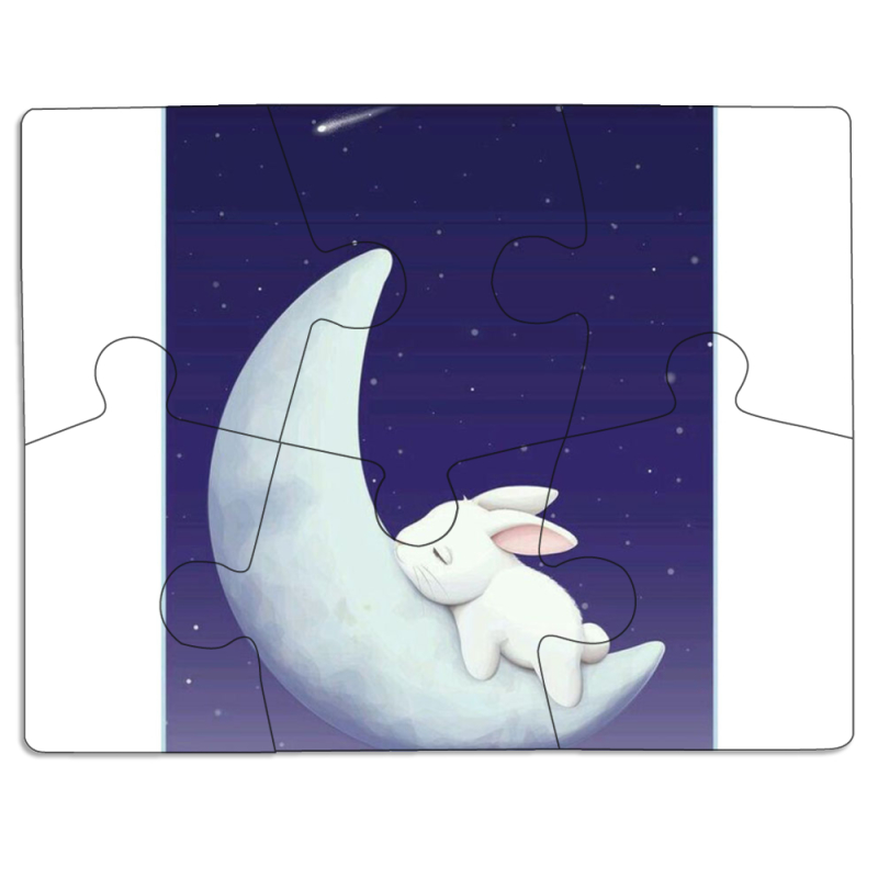 Магнитные фотопазлы 85 на 65 Moon Bunny