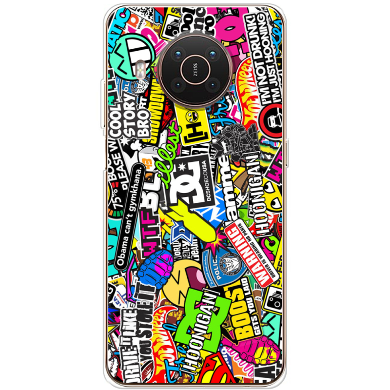 Чехол BoxFace Nokia X20 Multicolored Inscriptions