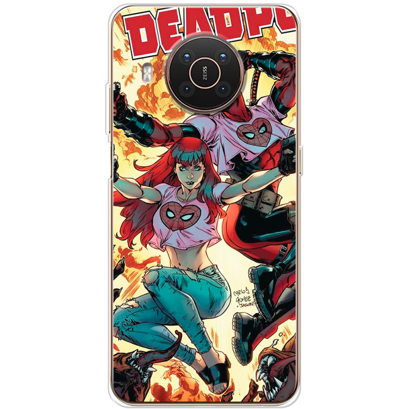 Чехол BoxFace Nokia X20 Deadpool and Mary Jane