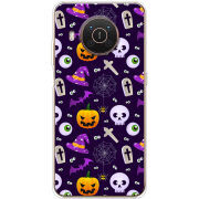 Чехол BoxFace Nokia X20 Halloween Purple Mood