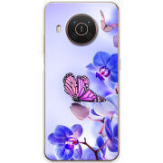 Чехол BoxFace Nokia X20 Orchids and Butterflies