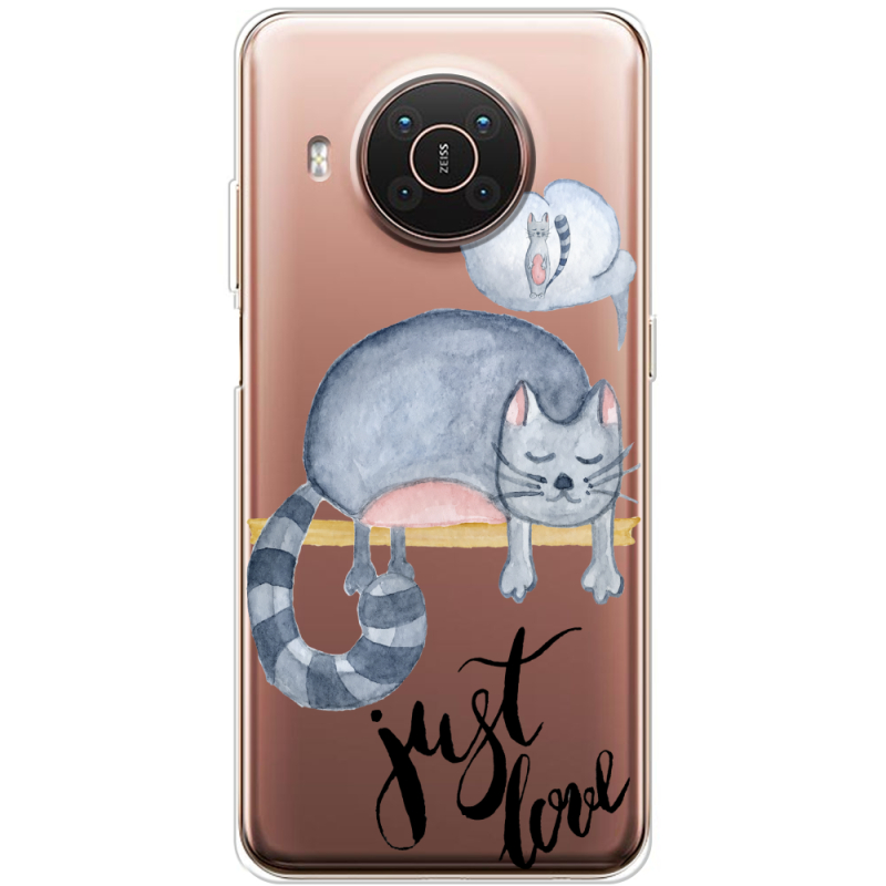 Прозрачный чехол BoxFace Nokia X20 Just Love