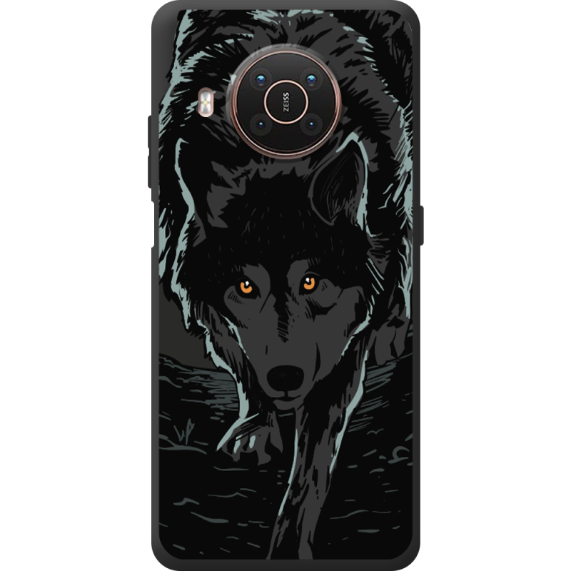 Черный чехол BoxFace Nokia X20 Wolf