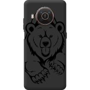 Черный чехол BoxFace Nokia X20 Grizzly Bear