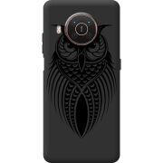 Черный чехол BoxFace Nokia X20 Owl