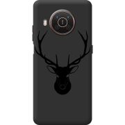 Черный чехол BoxFace Nokia X20 Deer
