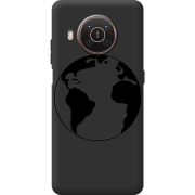 Черный чехол BoxFace Nokia X20 Earth