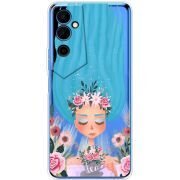 Прозрачный чехол BoxFace Tecno POVA Neo 2 Blue Hair