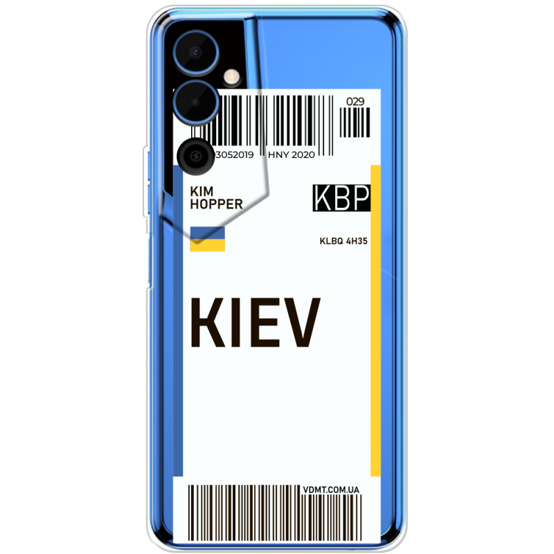 Прозрачный чехол BoxFace Tecno POVA Neo 2 Ticket Kiev
