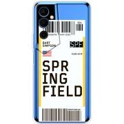 Прозрачный чехол BoxFace Tecno POVA Neo 2 Ticket Springfield