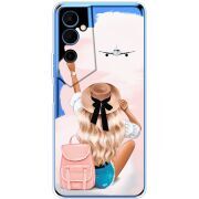 Прозрачный чехол BoxFace Tecno POVA Neo 2 Travel Girl