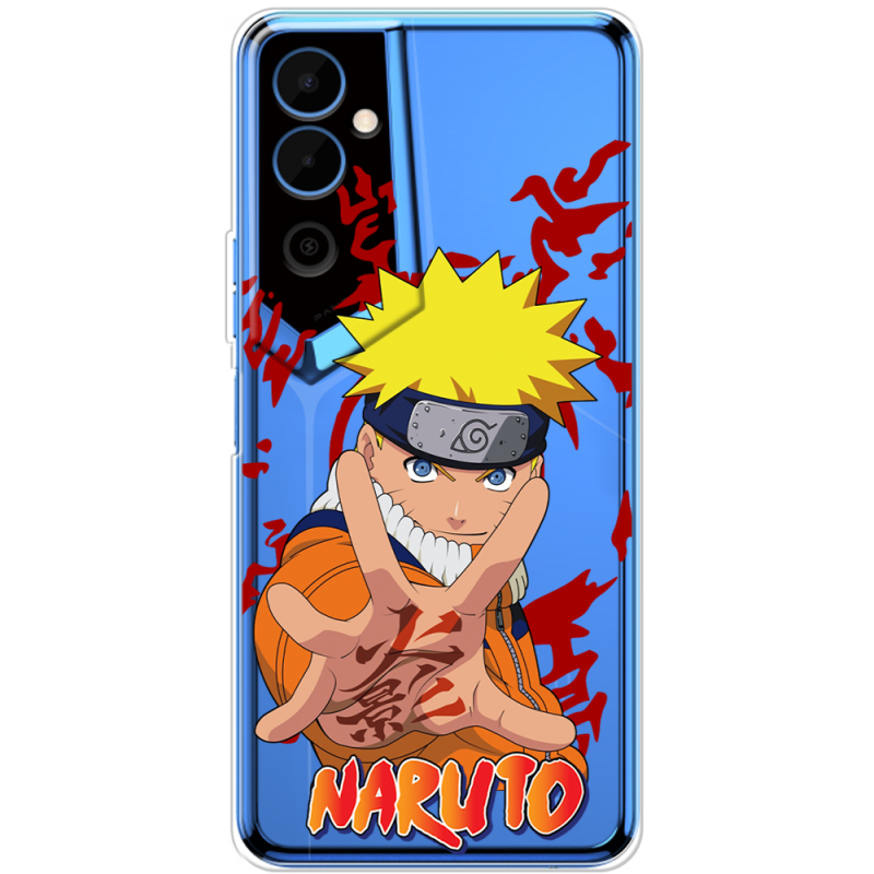 Прозрачный чехол BoxFace Tecno POVA Neo 2 Naruto