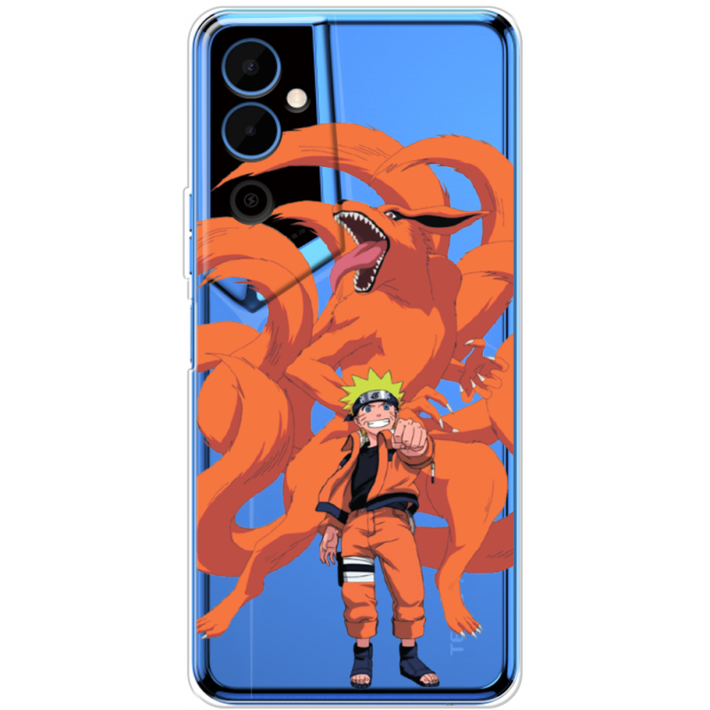 Прозрачный чехол BoxFace Tecno POVA Neo 2 Naruto and Kurama