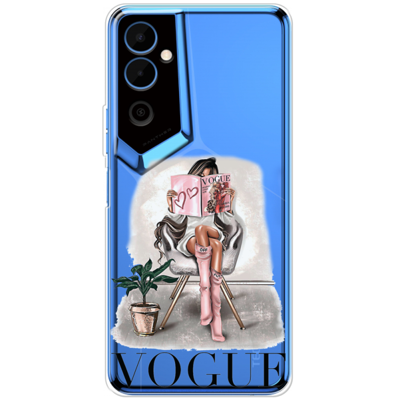 Прозрачный чехол BoxFace Tecno POVA Neo 2 VOGUE