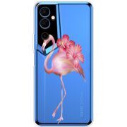 Прозрачный чехол BoxFace Tecno POVA Neo 2 Floral Flamingo