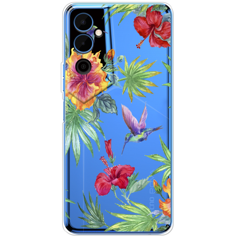 Прозрачный чехол BoxFace Tecno POVA Neo 2 Tropical