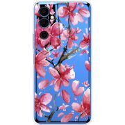 Прозрачный чехол BoxFace Tecno POVA Neo 2 Pink Magnolia