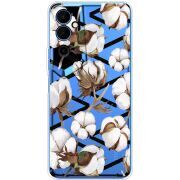 Прозрачный чехол BoxFace Tecno POVA Neo 2 Cotton flowers