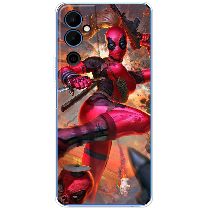 Чехол BoxFace Tecno POVA Neo 2 Woman Deadpool