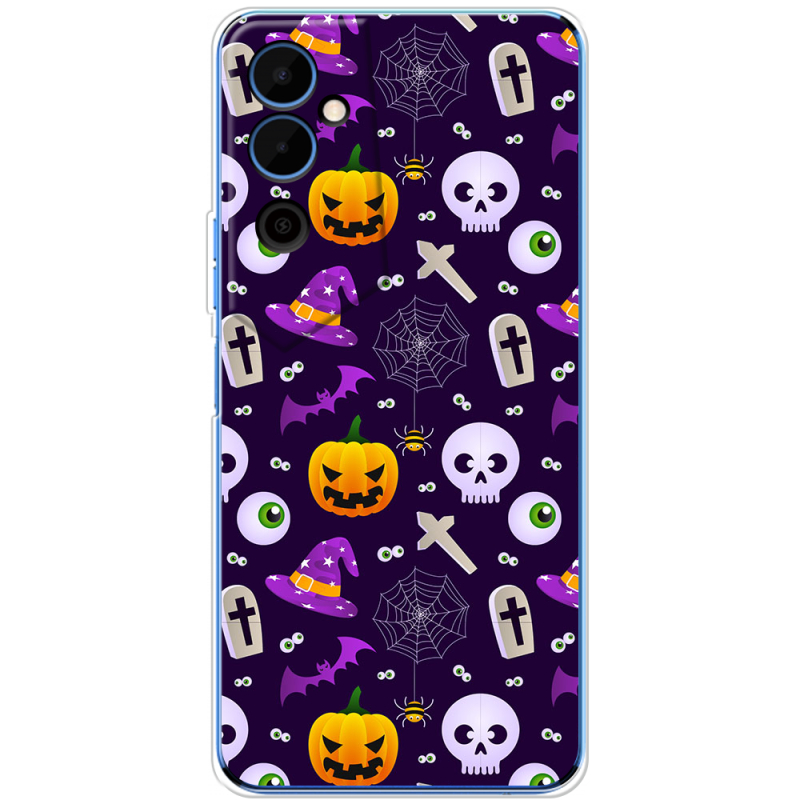 Чехол BoxFace Tecno POVA Neo 2 Halloween Purple Mood