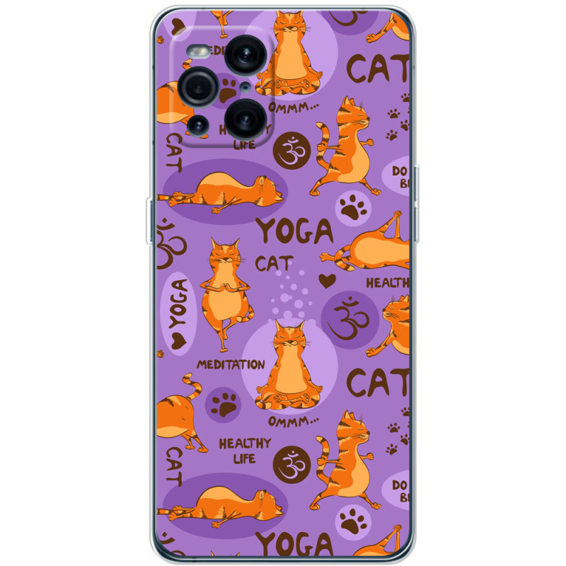 Чехол BoxFace OPPO Find X3 Pro Yoga Cat