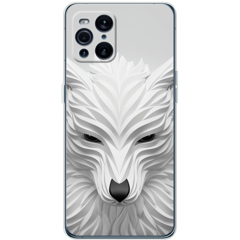 Чехол BoxFace OPPO Find X3 Pro White Wolf