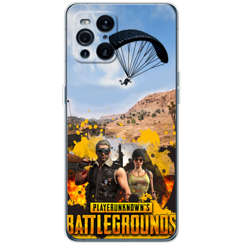 Чехол BoxFace OPPO Find X3 Pro Pubg parachute