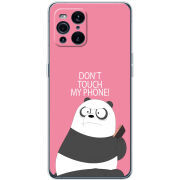 Чехол BoxFace OPPO Find X3 Pro Dont Touch My Phone Panda