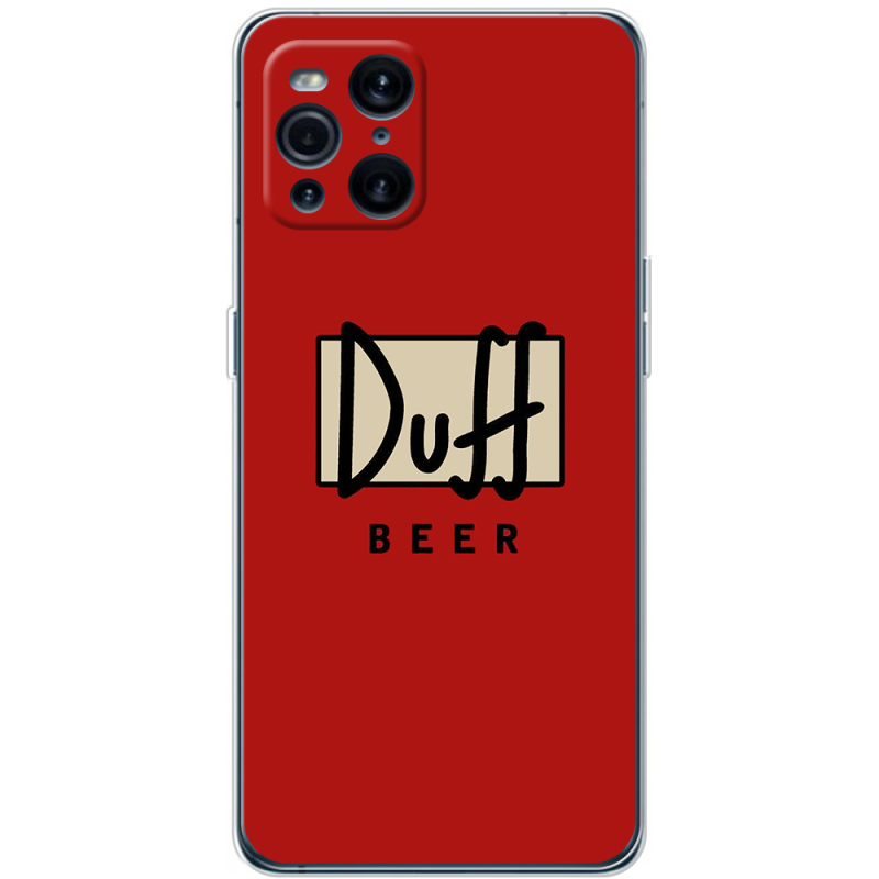 Чехол BoxFace OPPO Find X3 Pro Duff beer