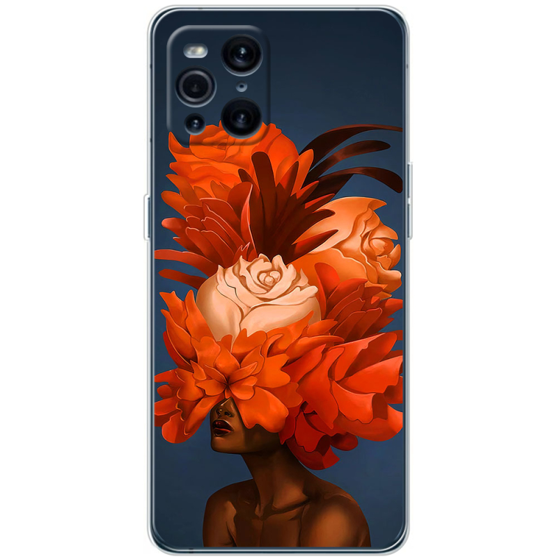 Чехол BoxFace OPPO Find X3 Pro Exquisite Orange Flowers