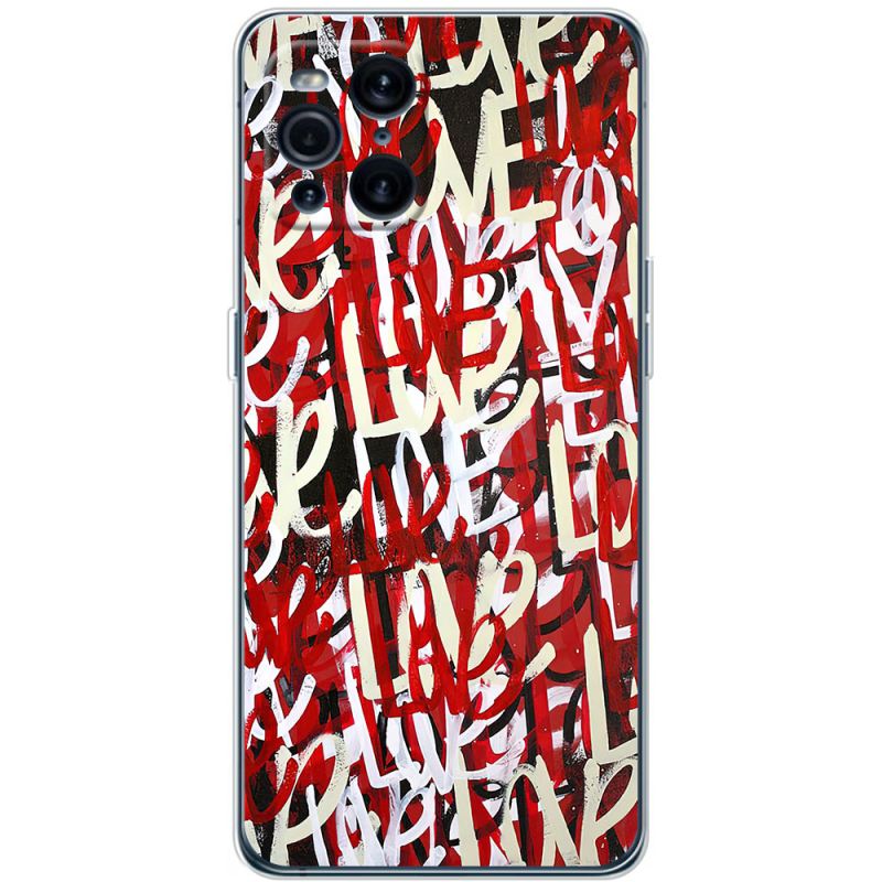 Чехол BoxFace OPPO Find X3 Pro Love Graffiti