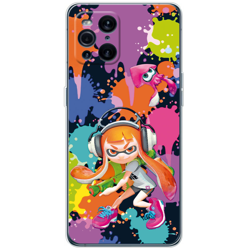 Чехол BoxFace OPPO Find X3 Pro Splatoon Inklings