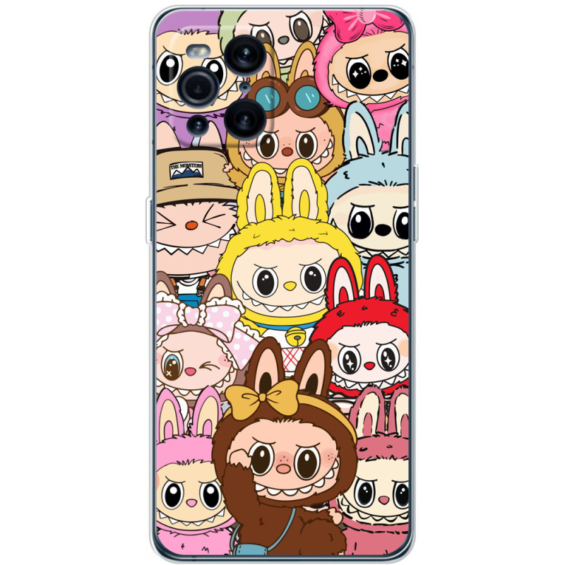 Чехол BoxFace OPPO Find X3 Pro Labubu
