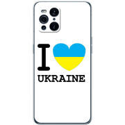 Чехол BoxFace OPPO Find X3 Pro I love Ukraine