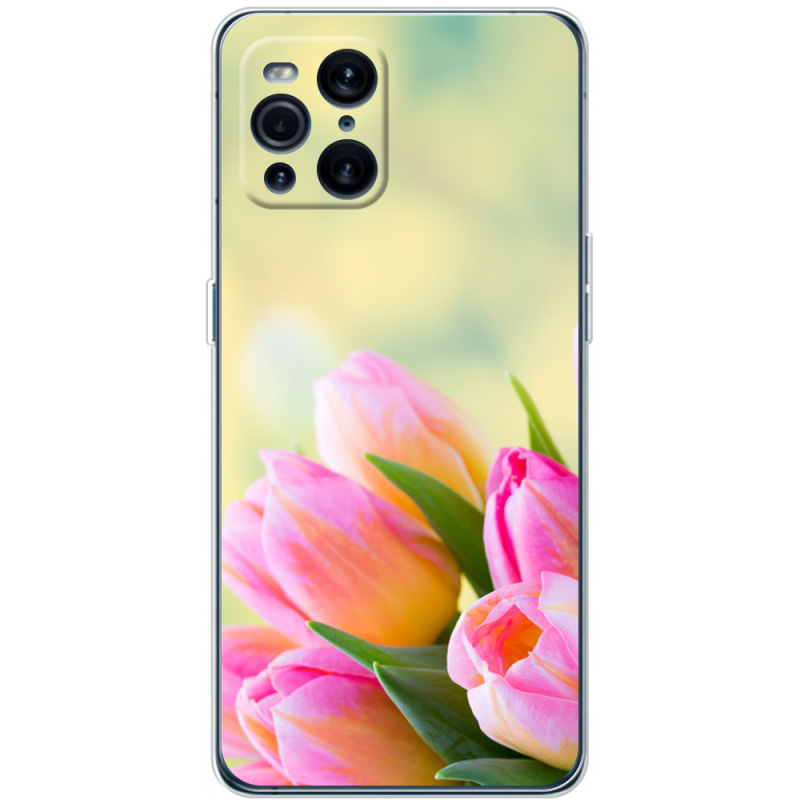 Чехол BoxFace OPPO Find X3 Pro Bouquet of Tulips