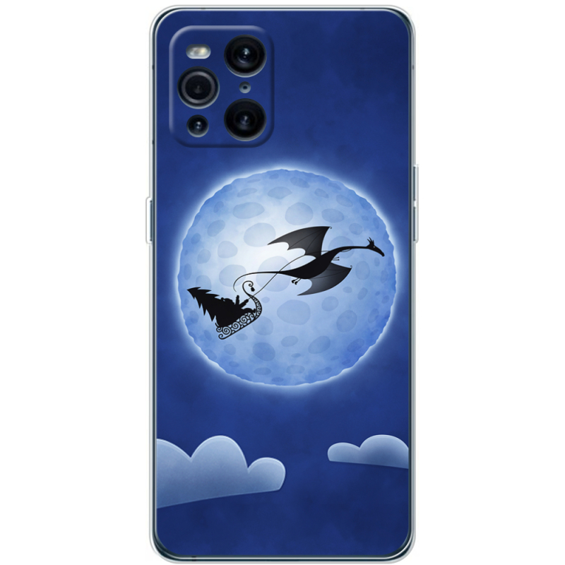 Чехол BoxFace OPPO Find X3 Pro Christmas Dragon