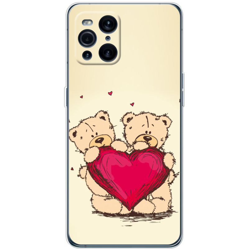 Чехол BoxFace OPPO Find X3 Pro Teddy Bear Love