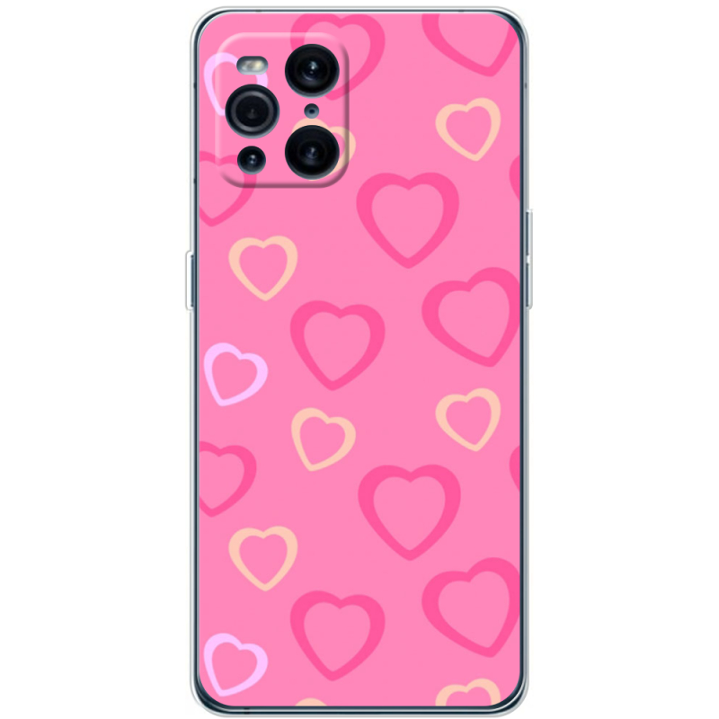 Чехол BoxFace OPPO Find X3 Pro Sugar Hearts