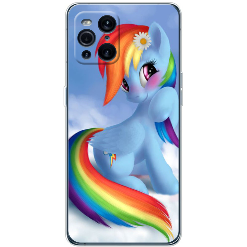 Чехол BoxFace OPPO Find X3 Pro My Little Pony Rainbow Dash