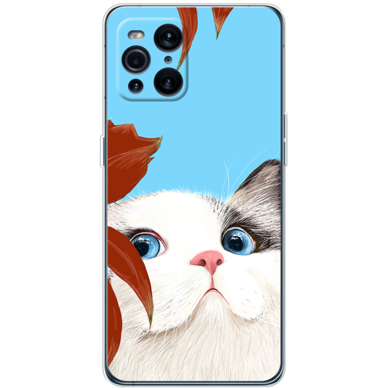 Чехол BoxFace OPPO Find X3 Pro Wondering Cat