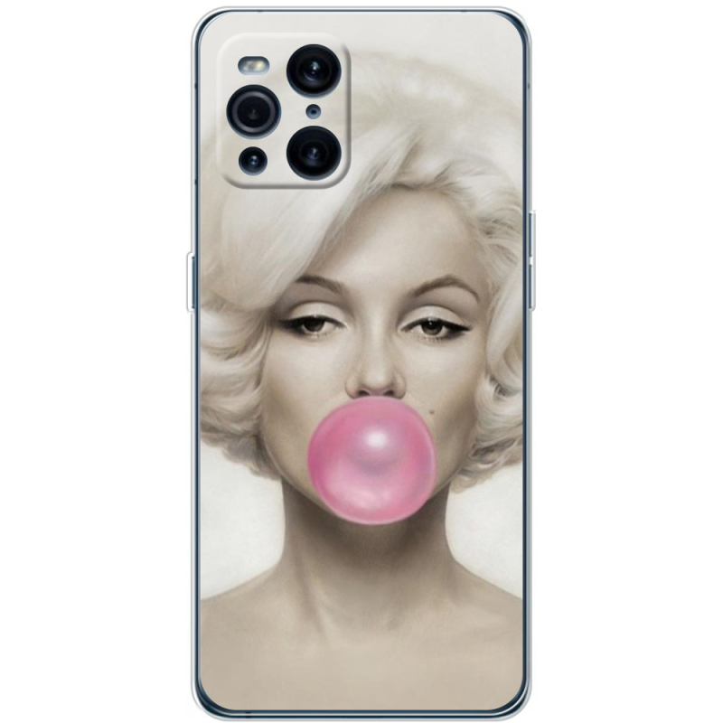 Чехол BoxFace OPPO Find X3 Pro Marilyn Monroe Bubble Gum