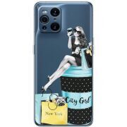 Прозрачный чехол BoxFace OPPO Find X3 Pro City Girl