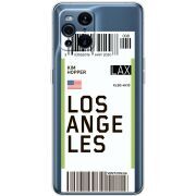 Прозрачный чехол BoxFace OPPO Find X3 Pro Ticket Los Angeles