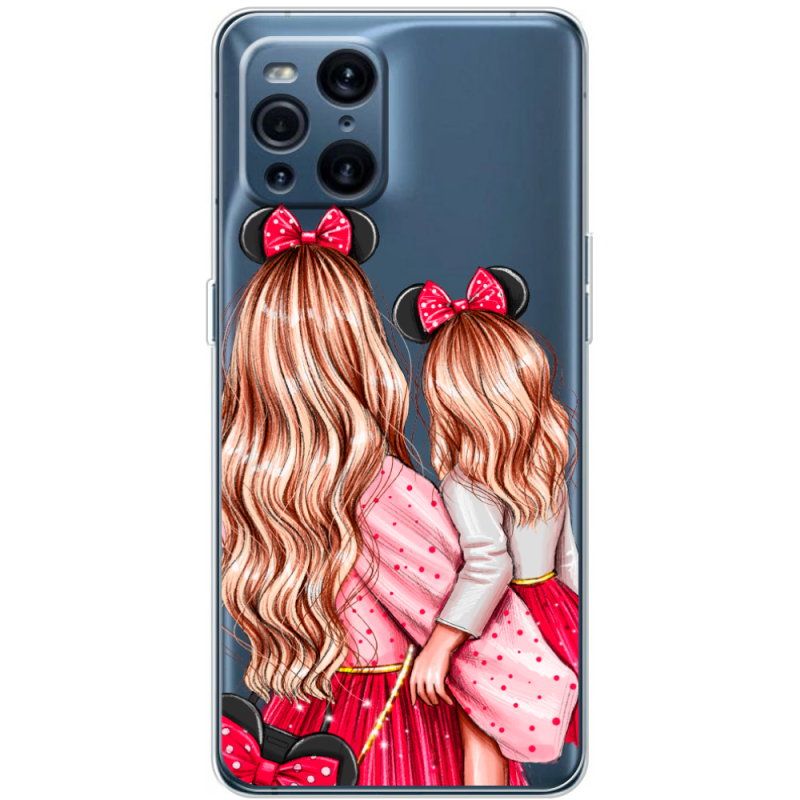 Прозрачный чехол BoxFace OPPO Find X3 Pro Mouse Girls