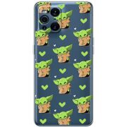 Прозрачный чехол BoxFace OPPO Find X3 Pro Pattern Baby Yoda