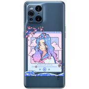 Прозрачный чехол BoxFace OPPO Find X3 Pro The Sakuras Will Cry For You