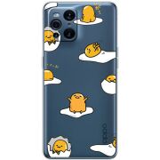 Прозрачный чехол BoxFace OPPO Find X3 Pro Gudetama